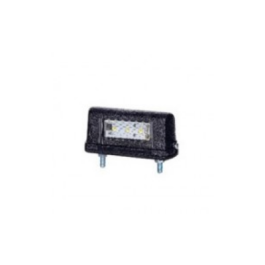 Durite 0-453-80 93mm Universal Black Plastic LED Number Plate Lamp - 12/24V PN: 0-453-80